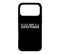 Être timide est Une Sensibilisation à la Super Puissance introvertie Anti-Bully Coque pour iPhone 17 Pro Max
