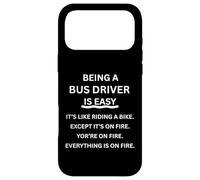 Être Un Chauffeur de Bus est Facile et drôle de dire l'humour Coque pour iPhone 17 Pro Max