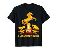 Être Un Cheval légendaire Depuis 1966, Nouvel an 2026, Papa et Maman T-Shirt
