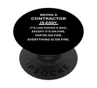 Être Un Entrepreneur est Facile et drôle de dire de l'humour PopSockets PopGrip Adhésif