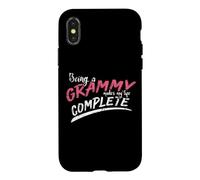 Être Un Grammy Rend ma Vie complète, Grand-mère, Grand-mère Coque pour iPhone X/XS