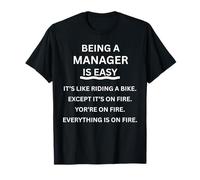 Être Un Manager est Facile drôle dire Humour T-Shirt