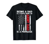 Être Un Papa est Un Choix Être Un Papa de l'armée est Un privilège US T-Shirt