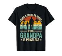 Être Un Papa est Un Honneur Être Un Grand-père n'a Pas de Prix T-Shirt Graphique avec Valeur