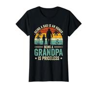 Être Un Papa est Un Honneur Être Un Grand-père n'a Pas de Prix T-Shirt Graphique avec Valeur