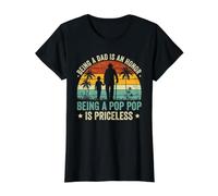 Être Un Papa est Un Honneur Être Une Pop Pop n'a Pas de Prix T-Shirt Graphique avec Valeur