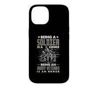 Être Un Soldat est Un Choix Être vétéran de l'armée est Un Honneur Coque pour iPhone 14