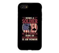 Être Un Soldat est Un Choix Être vétéran de l'armée est Un Honneur Coque pour iPhone SE (2020) / 7/8