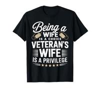 Être une femme est un choix Être une femme vétérans un privilège T-Shirt