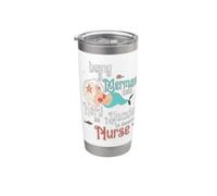 Être une sirène était difficile, alors j'ai décidé de devenir infirmière Gobelet isotherme en acier inoxydable double paroi