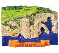 Etretat France Aimant de Réfrigérateur Tourisme Souvenir Touristique Décoration Frigo 3D Magnétique Autocollant Artisanat