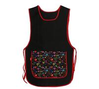 Etrexonline Tablier universel avec poches pour barbecue, cuisine, nettoyage, hôtellerie, fruits et travail - Uniforme de travail confortable et efficace, Cœur xoxo, 50x80cm