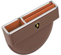 ETRFUNB Auto Boîte de Rangement pour Siège pour Lamborghini Revuelto 2023 2024 2025, Avant Siège Boîte de Rangement Multifonctionnel Remplisseur d'Espace de Voiture,Brown