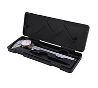 Étrier à cadran de 0 à 150 mm, étrier à vernier en acier résistant aux chocs avec tige de profondeur, lunette à cadran réglable et vis de blocage pour la mesure mécanique automobil