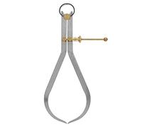 Étrier à ressort extérieur de jambe Boomerang | Acier au carbone avec jauge de marquage de raccord en cuivre | Outil de haute précision pour les processus mécaniques/fabrication (200mm)