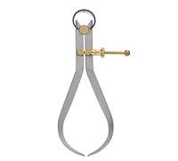 Étrier à ressort extérieur de jambe Boomerang | Acier au carbone avec jauge de marquage de raccord en cuivre | Outil de haute précision pour les processus mécaniques/fabrication (150mm)