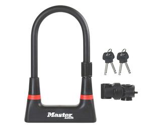 Étrier antivol en D en acier trempé Master Lock 104 x 210mm