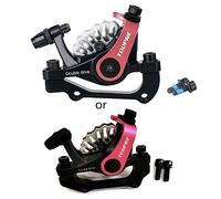 Étrier de frein à disque à double entraînement en alliage d'aluminium pour vélo électrique à piston bilatéral pour VTT, vélo de route, étriers à disque hydraulique, étriers à double entraînement avant