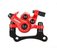Étrier de frein à disque avant droit pour scooter électrique avec kit complet d'accessoires pour modèles de vélo électrique (rouge)
