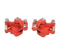 Étrier de Frein à Disque Remplacement de L'étrier de Frein Avant et Arrière 2PCS Étrier de Frein Rouge Étrier de Frein de Voiture de Sport Pour 47cc 49cc 2temps Pocket Bike Mini Dirt Bike