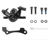 Etrier de Frein Avant Droit Scooter Electrique en Alliage d'Aluminium pour Vélo électrique 8" & 10" E-Bike Livré avec Vis de Montage et Joints (Rouge)