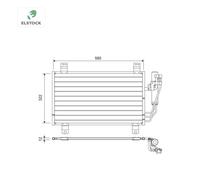 Étrier de frein ELSTOCK 82-2589 pour LEXUS 47750-48110
