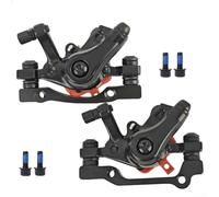 Étrier de frein mécanique de VTT pour disques avant et arrière avec compatibilité scooter, design en alliage d'aluminium léger pour un freinage efficace (avant + arrière)