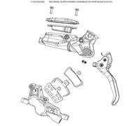 Sram G2 Rs A2 Disc Brake Caliper Noir