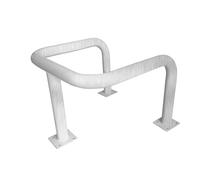 Etrier de protection avec platine - d.76mm-765x800x580 mm-GALVANISÉ