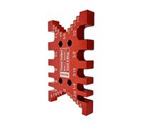 Étrier de tenon à queue d'aronde en aluminium de haute précision pour mesurer la hauteur du travail du bois - Étrier tenon à queue d'aronde