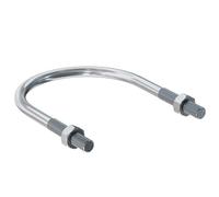 Etrier écrous montés - acier électrozingué - 80/90 - M10 mm - ETR FISCHER