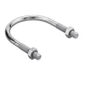 Etrier écrous montés - acier électrozingué - 90/102 - M12 mm - ETR FISCHER