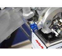 Etrier en aluminium SCAR pour le réglage du frein arrière bleu