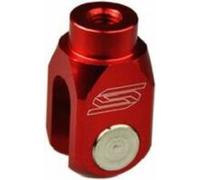 Etrier en aluminium SCAR pour le réglage du frein arrière rouge