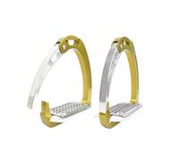 Etrier Étriers de sécurité for chevaux, équipement d'équitation, conception à dégagement rapide(CHAMPAGNE)