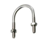 Etrier fileté zingué 77 pour tube ISO avec écrous boîte de 5 - - 3375077