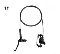 Étrier Frein Disque Aluminium Léger pour VTT | Double piston, pour force uniforme, freinage stable, pour câble 1000mm, idéal vélo pliant(Left rear)
