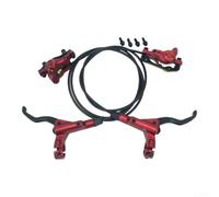 Étrier Frein Disque Double Piston pour VTT Terrain Étrier Frein | piston, équilibrage parfait, pour retour auto plaquettes, sécurité accrue, freinage stable et précis(Red)