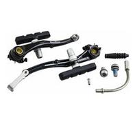 Etrier frein vtt-city v-brake alu sunrace noir avant 110mm coude 90° noir G
