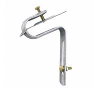 Étrier galvanisé avec plaque pour tuile ouverture maxi 22 mm Gouttiere Toiture