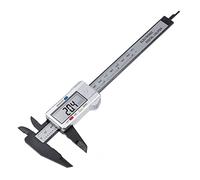 Étrier numérique 6 pouces Étrier électronique Vernier Caliper 100mm Caliper Micromètre Règle numérique Outil de mesure 150mm 0.1mm(150mm silver)
