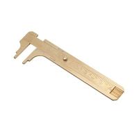 ÉTrier Vernier, 1pc Mini RéTro Jauge Coulissante En Laiton ÉTrier Vernier, Outil de Mesure de RèGle Coulissante, Double ÉChelles, Mm/Pouce 80mm 100mm En Option (Double scale 100mm)