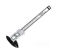 Étrierie électronique Caliper numérique Fibre de carbone Vernier Gauge en plastique Micromètre Règle Profondeur Outils de mesure Instrument 150 / 100mm(1 UK)