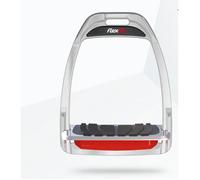 Étriers Aluminium Incliné Grip Rouge Flex-On Hunter H Argenté TU