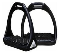 Harry's Horse Compositi Reflex Reflective Étriers pour Cheval Couleur : Noir Taille Adulte