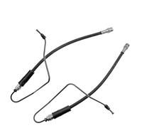 Étriers de frein à disque Tuyau de frein hydraulique pour essieu avant gauche et droit, 1/2 pièces, 4K0611707M 4K0611707K 4K0611707E, pour Audi A6 S6 A7 19-25 Caliper Guide Pin Boot Kit(Frt LH and RH)