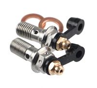 Étriers de frein à disque Vis de purge pour étrier frein moto, boulon banjo M10 x 1,0 mm/1,25 mm, compatible avec Honda, Yamaha, Kawasaki et Suzuki Étrier de frein(MULTI)