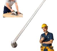 Étriers de positionnement en acier inoxydable pour des mesures précises et un outil de mesure facile pour la coupe du bois, guide d'étrier de précision réglable Single-axis 60cm