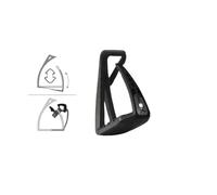 Étriers de sécurité d’équitation Freejump Soft'Up Lite Noir TU