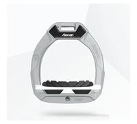 Étriers de sécurité d’équitation Incliné Grip Aluminium/Blanc/Noir enfant Flex-On Safe-On Gris TU
